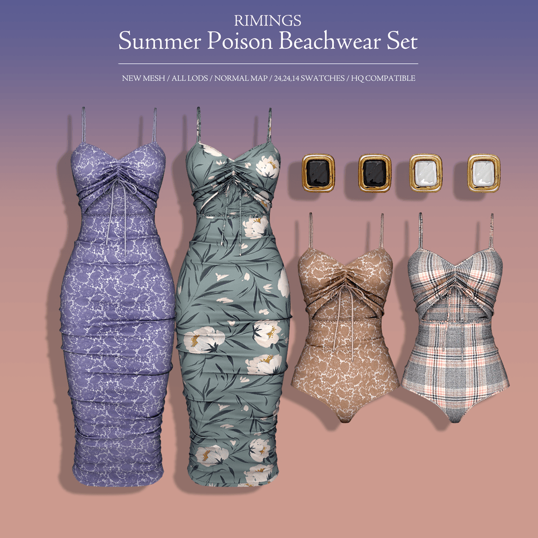 Летний набор Summer Poison Beachwear Set